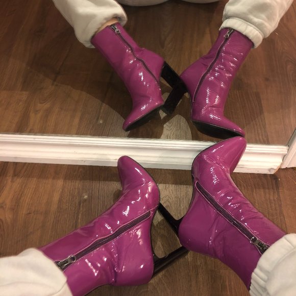 Purple L'Intervalle Mod Boots - Picture 1 of 5